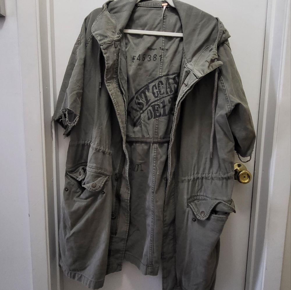 Free People Oversized Army Jacket